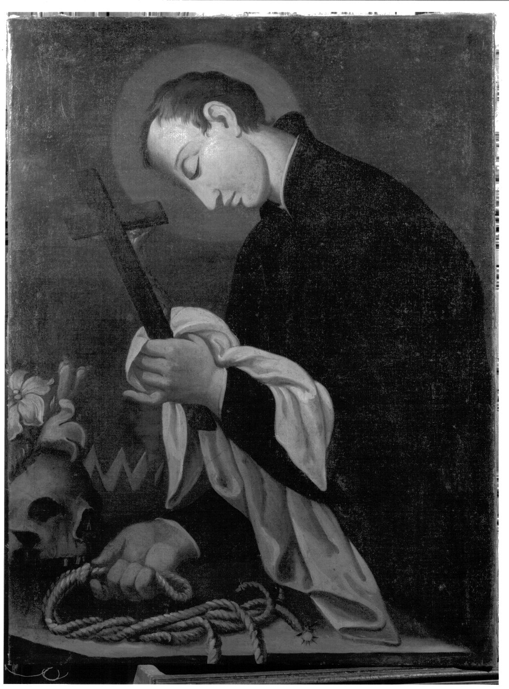 San Luigi Gonzaga (dipinto, opera isolata) - ambito lombardo (primo quarto sec. XX)