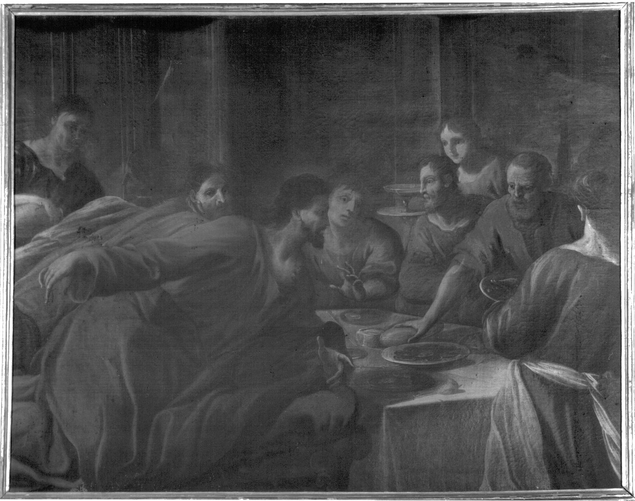 ultima cena (?) (dipinto, opera isolata) di Cifrondi Antonio (maniera) (primo quarto sec. XVIII)