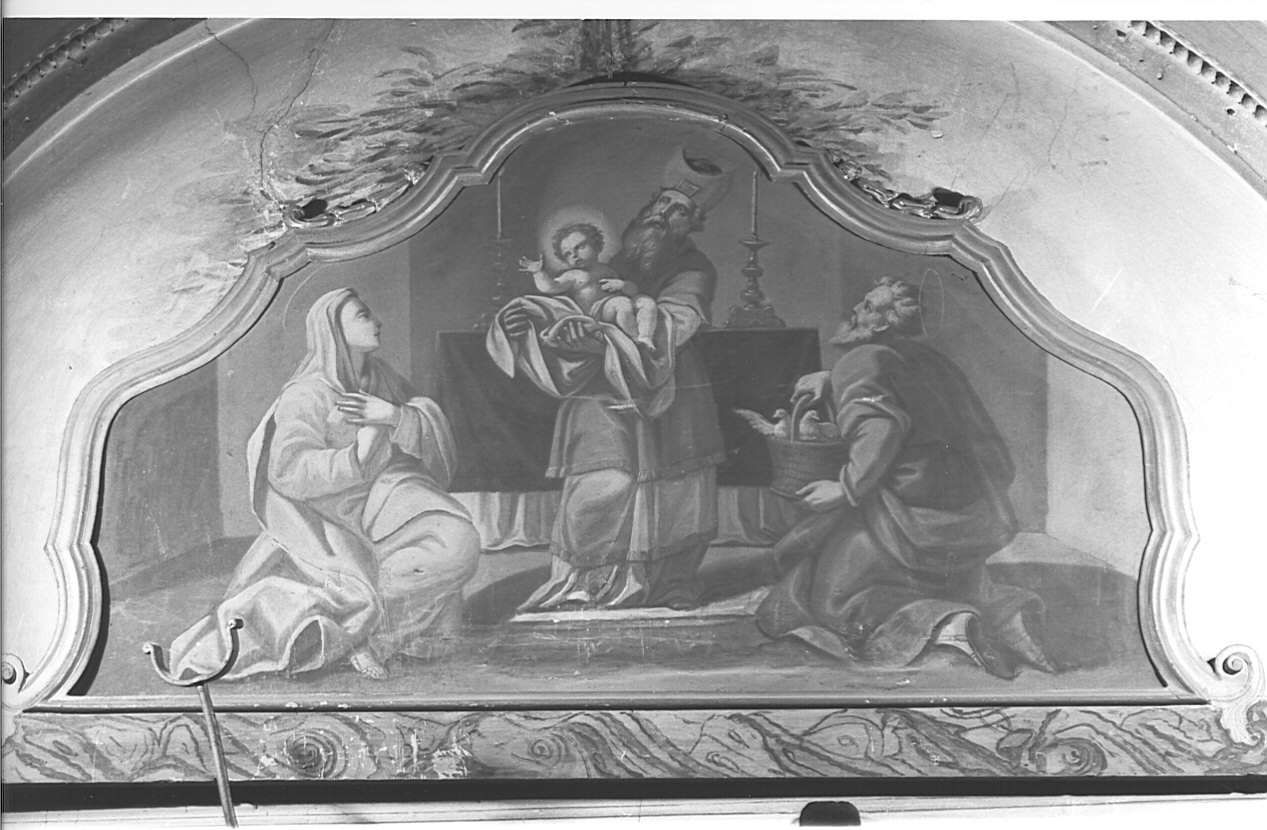 presentazione di Gesù al tempio (dipinto, opera isolata) - ambito lombardo (prima metà sec. XVIII)