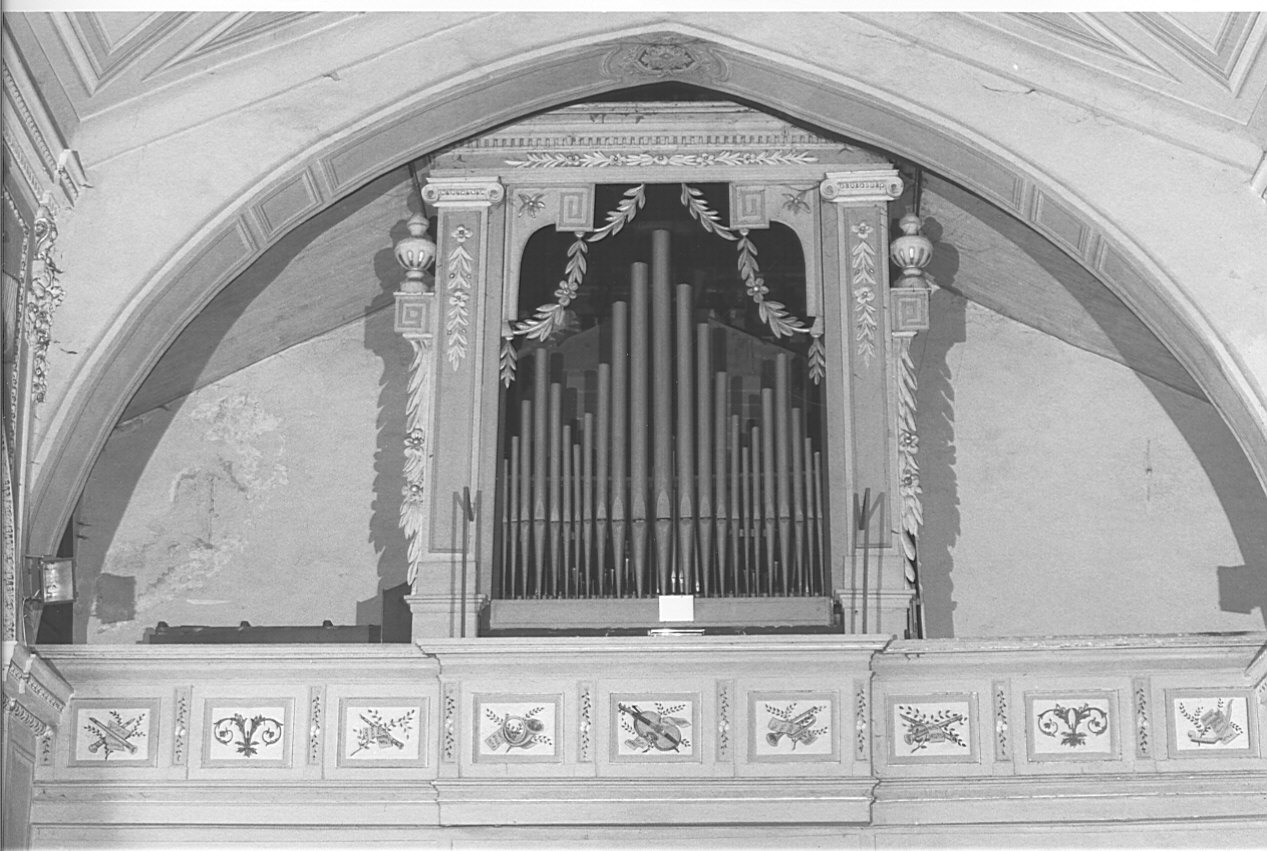cassa d'organo, opera isolata - bottega lombarda (seconda metà sec. XVIII)