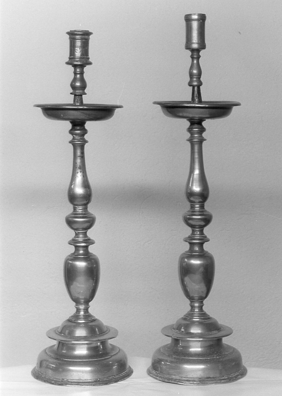 candelabro, serie - bottega lombarda (secc. XIX/ XX)