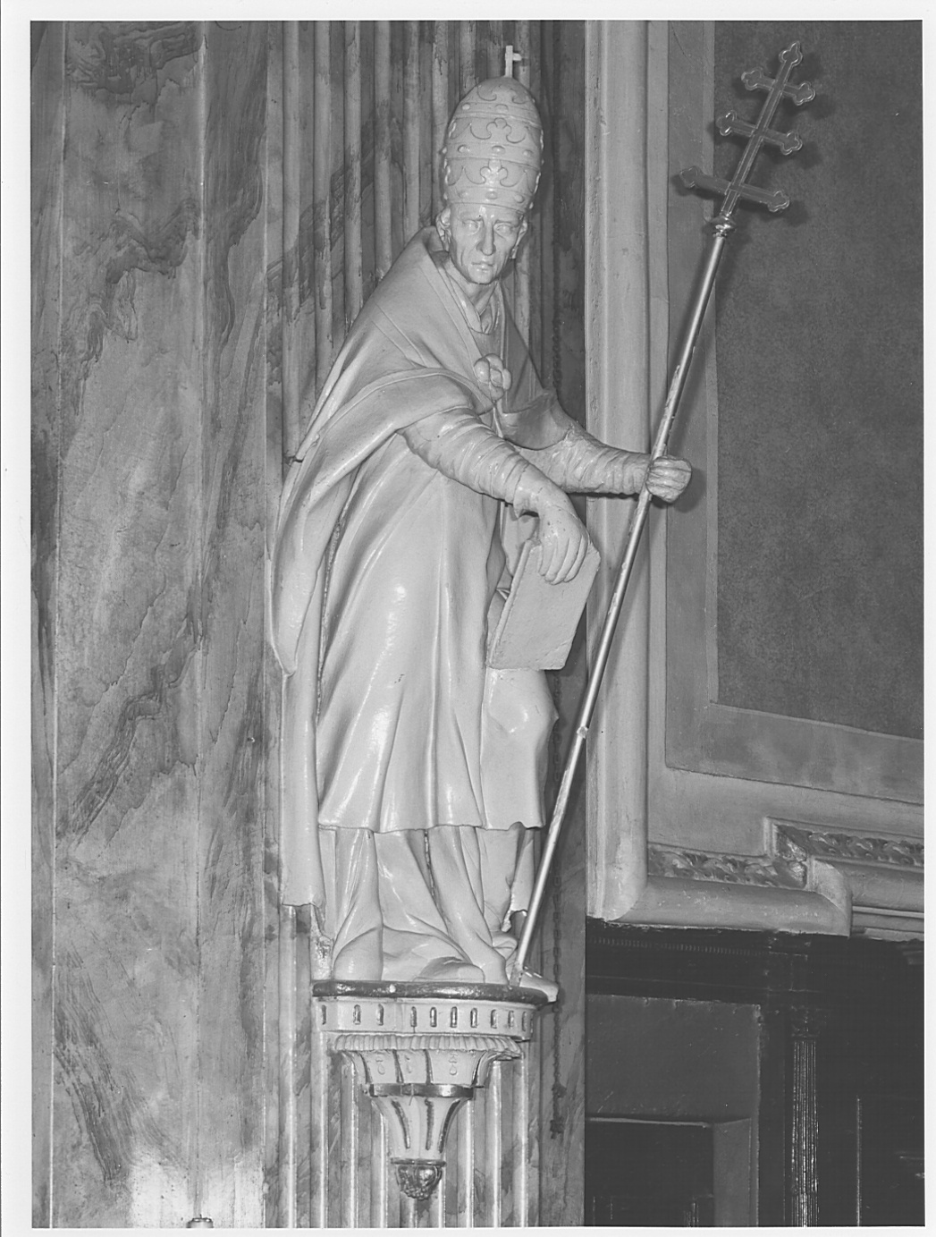 San Gragorio Magno (statua) - bottega lombarda (sec. XVIII)