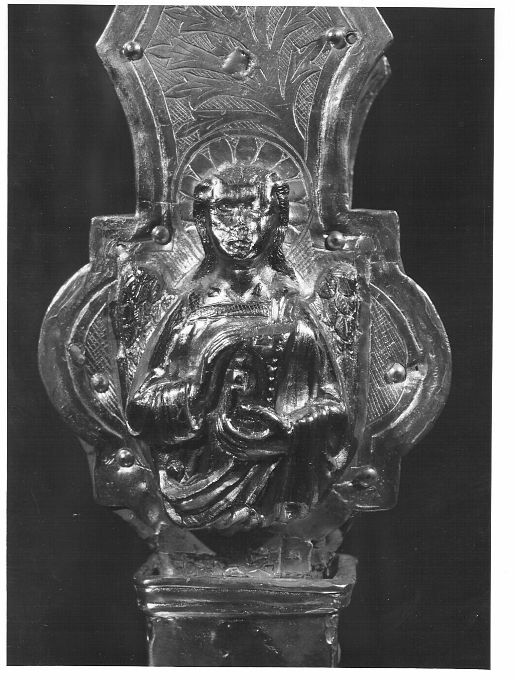 simbolo di San Matteo: angelo (rilievo, elemento d'insieme) - bottega lombarda (sec. XV)
