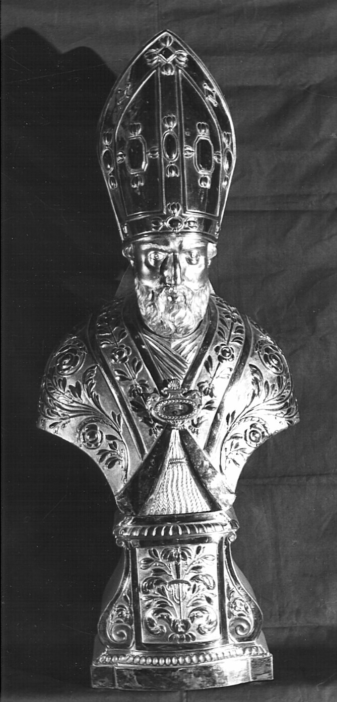 San Francesco di Sales (reliquiario - a busto, elemento d'insieme) - bottega lombarda (sec. XIX)