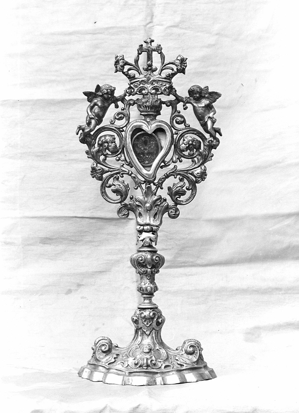 reliquiario - a ostensorio - bottega lombarda (sec. XVIII)