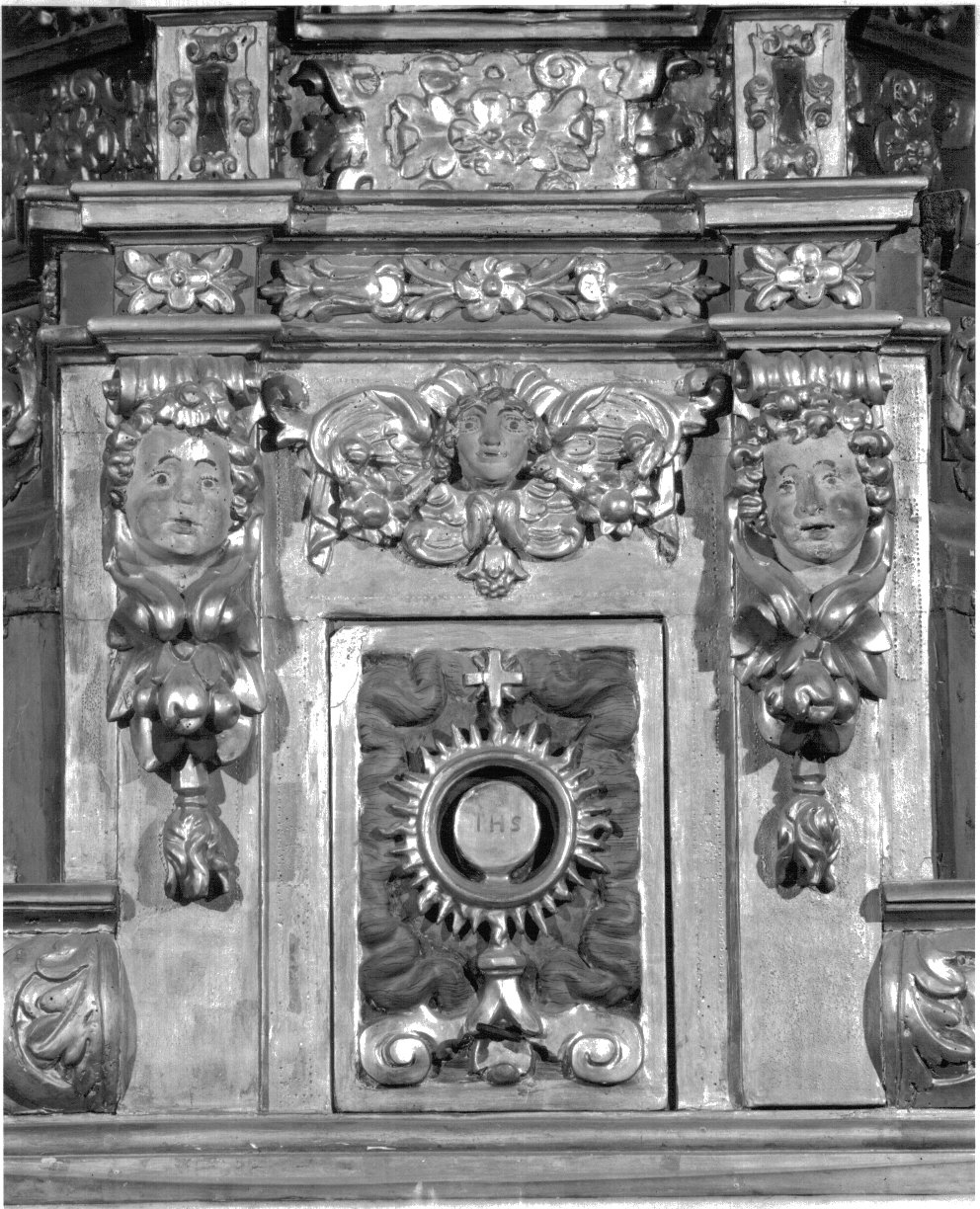 sportello di tabernacolo, elemento d'insieme - bottega lombarda (inizio sec. XVII)