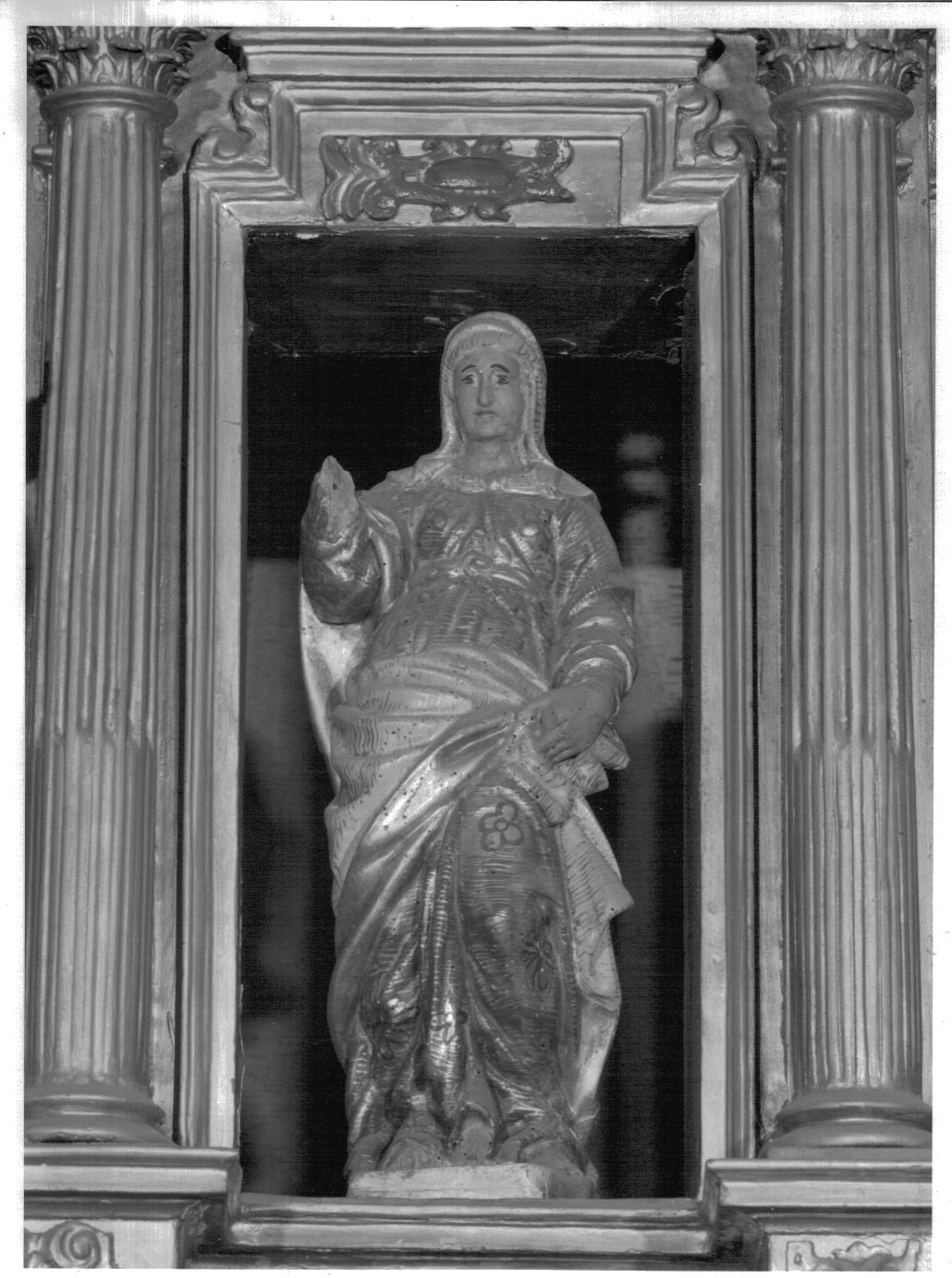 sibille (statua, elemento d'insieme) - bottega lombarda (inizio sec. XVII)