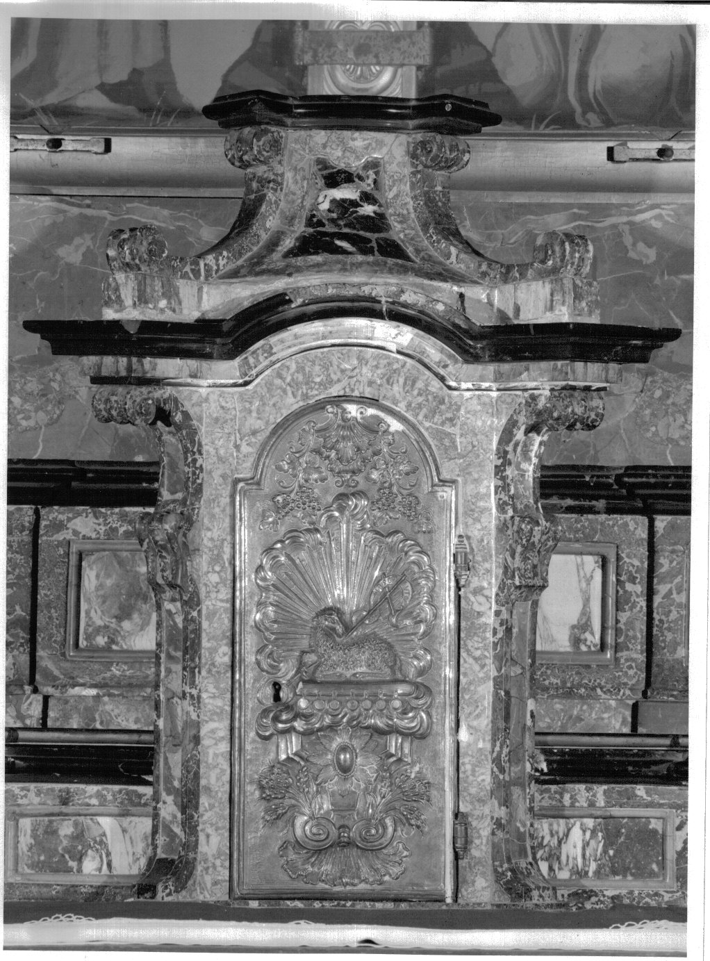 sportello di tabernacolo, elemento d'insieme - bottega lombarda (seconda metà sec. XVIII)