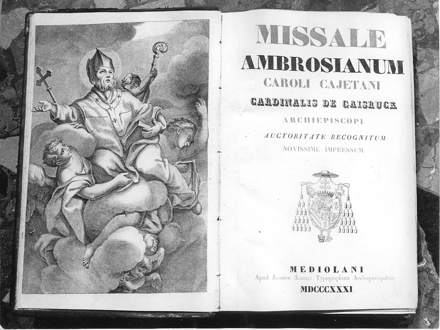 Sant'Ambrogio (stampa) - ambito italiano (sec. XIX)