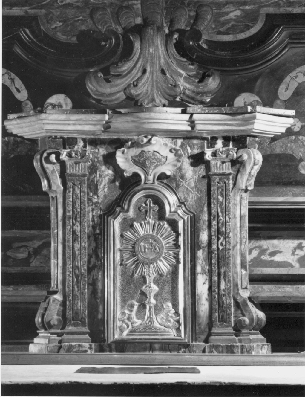 tabernacolo, elemento d'insieme - bottega lombarda (sec. XVIII)