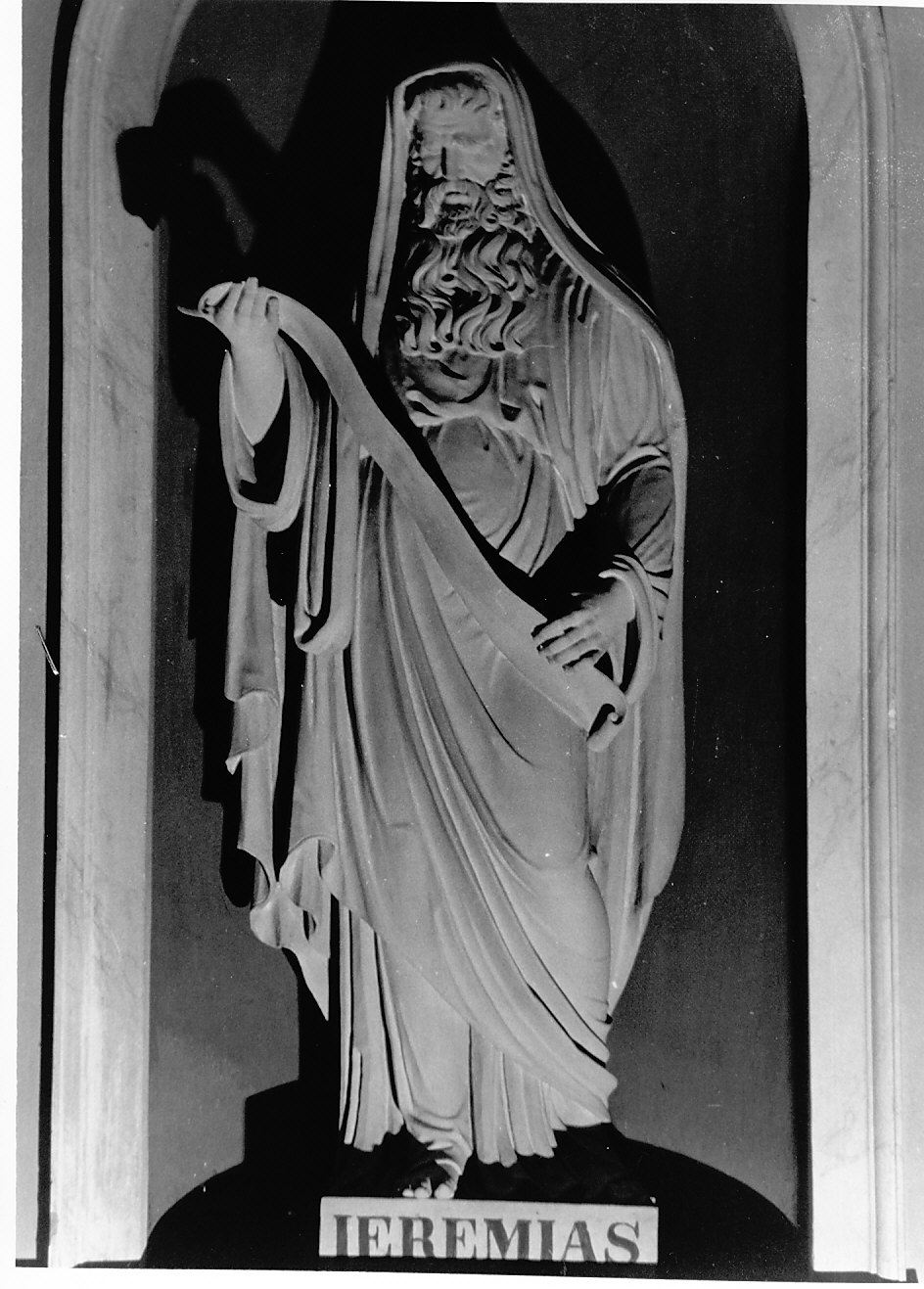 Geremia (statua, opera isolata) di Argenti Bernardo (sec. XIX)
