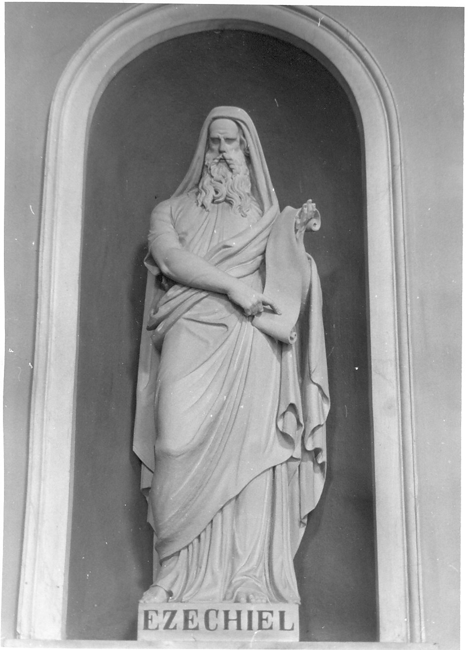 Ezechiele (statua, opera isolata) di Argenti Bernardo (sec. XIX)