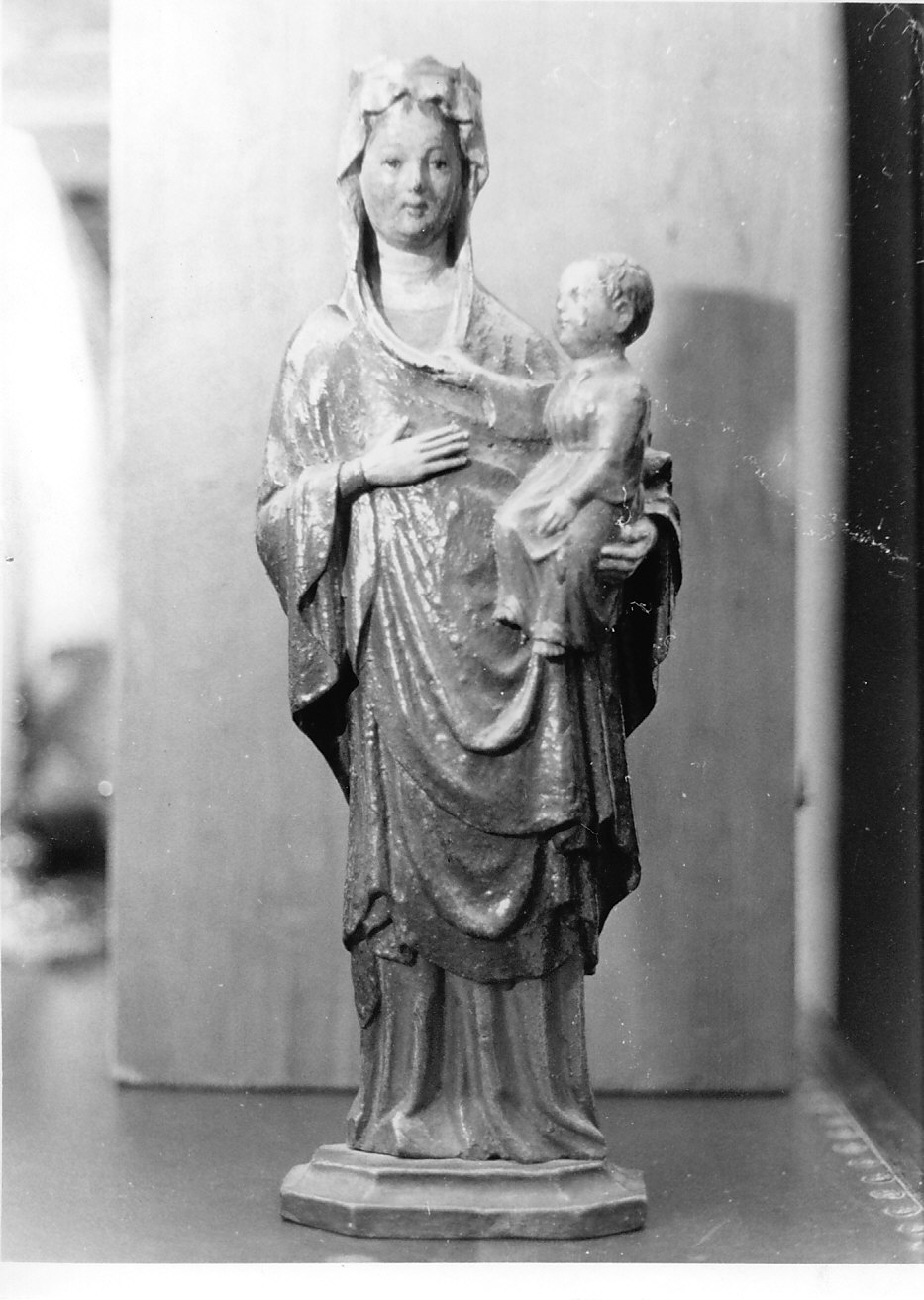 Madonna con Bambino (statua, opera isolata) - bottega francese (prima metà sec. XV)