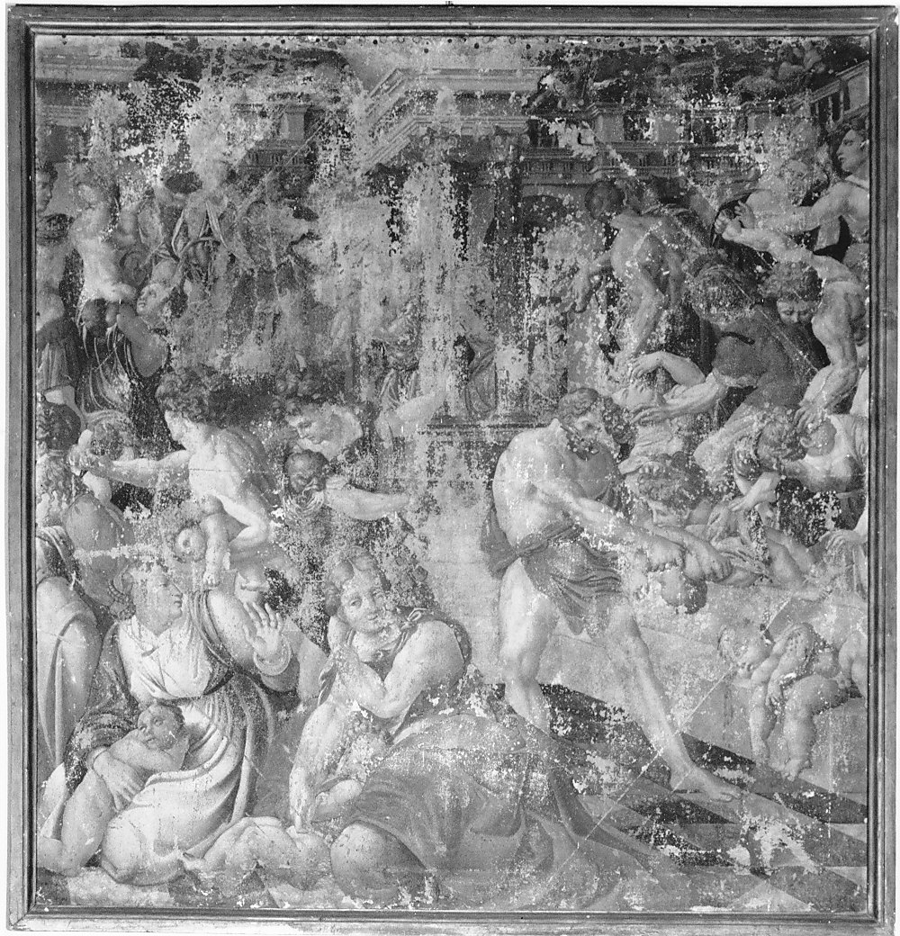 strage degli innocenti (dipinto, opera isolata) - ambito lombardo-piemontese (seconda metà sec. XVI)