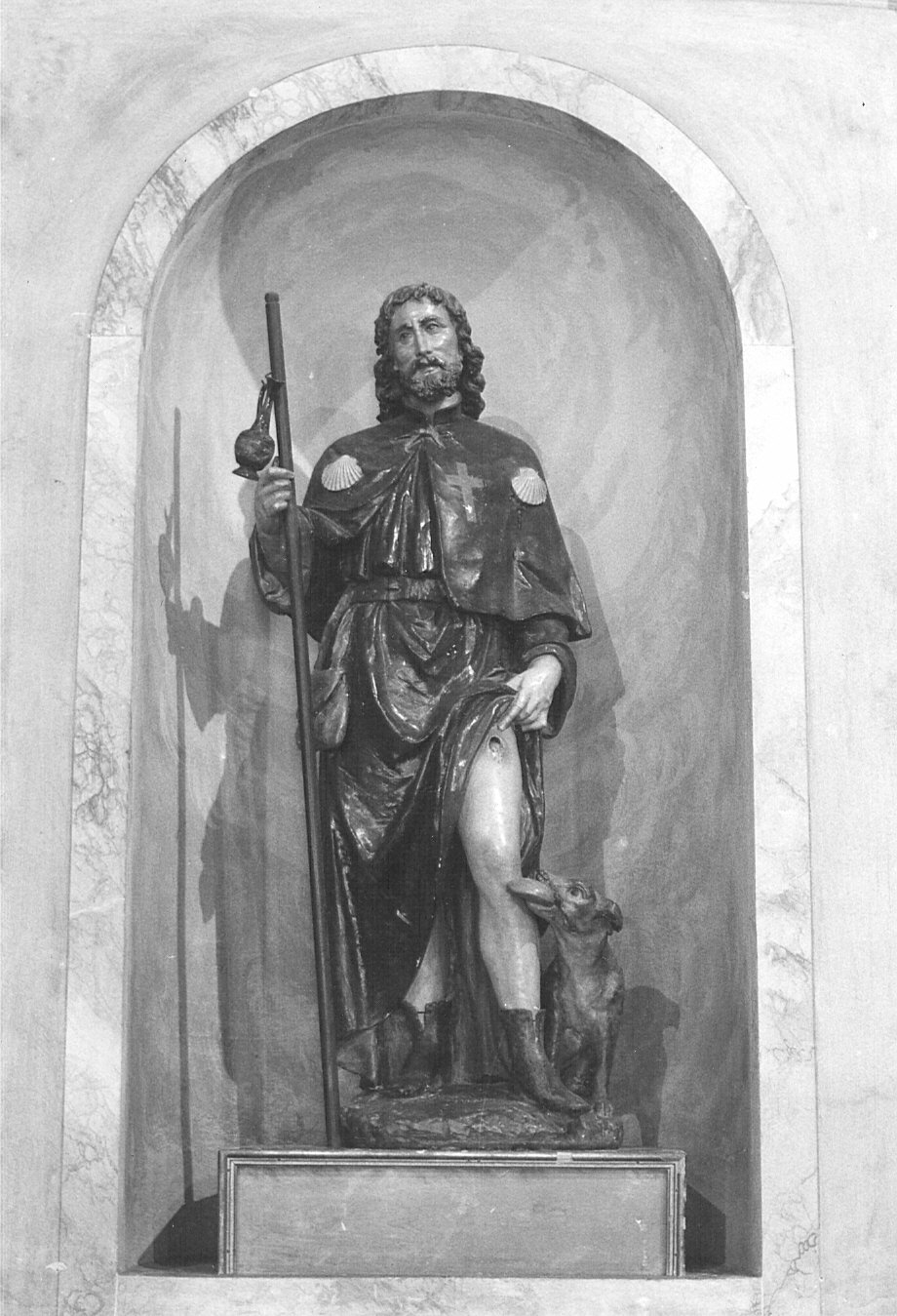 San Rocco (statua) - bottega lombarda (sec. XVIII)