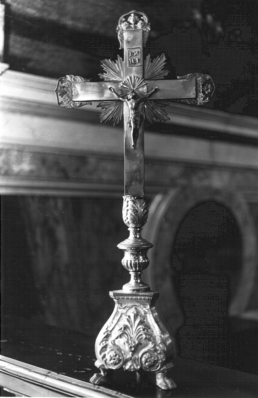 croce d'altare - bottega lombarda (prima metà sec. XIX)