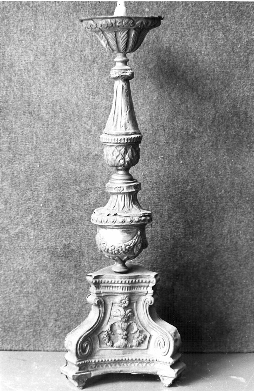candeliere, serie - bottega lombarda (fine sec. XVIII)