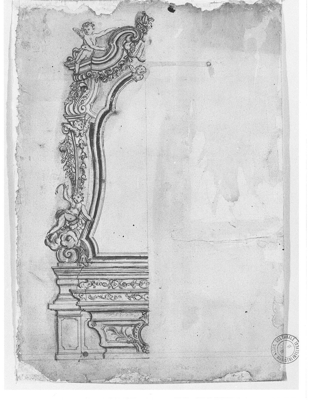 progetto d'altare (disegno, opera isolata) - ambito lombardo (sec. XVIII)
