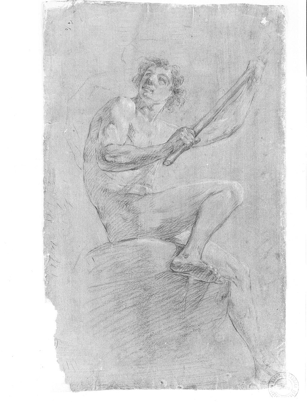 Studio anatomico (disegno, opera isolata) di Carloni Carlo Innocenzo (attribuito) (sec. XVIII)