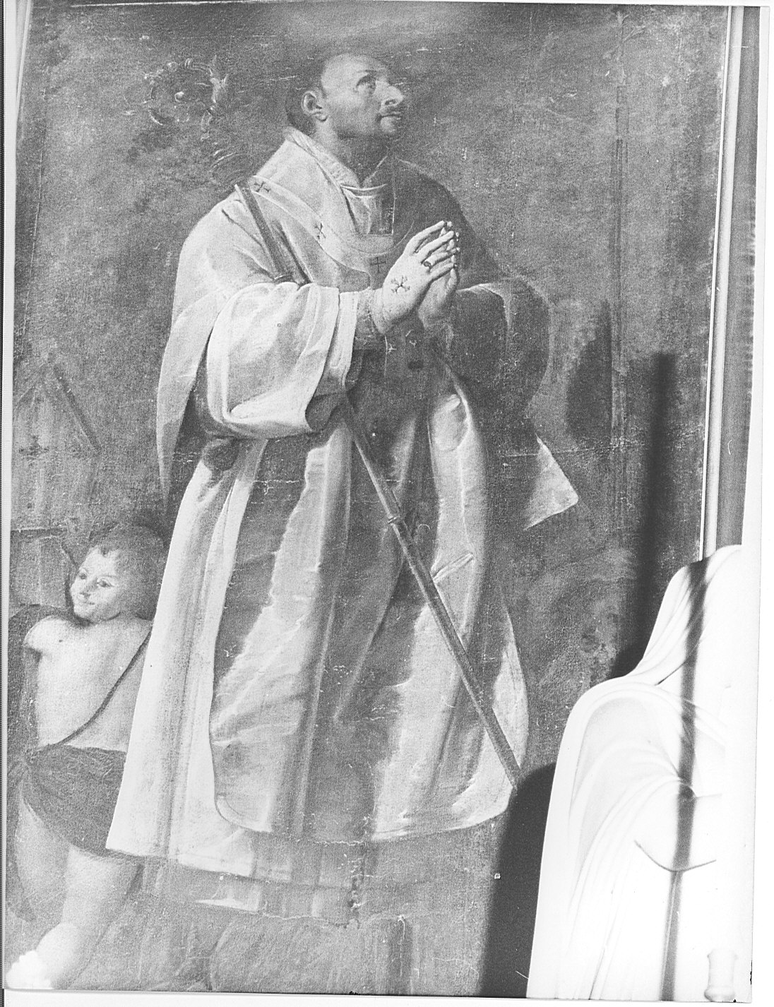 San Carlo Borromeo (dipinto, opera isolata) di Crespi Giovan Battista detto Cerano (attribuito) (inizio sec. XVII)