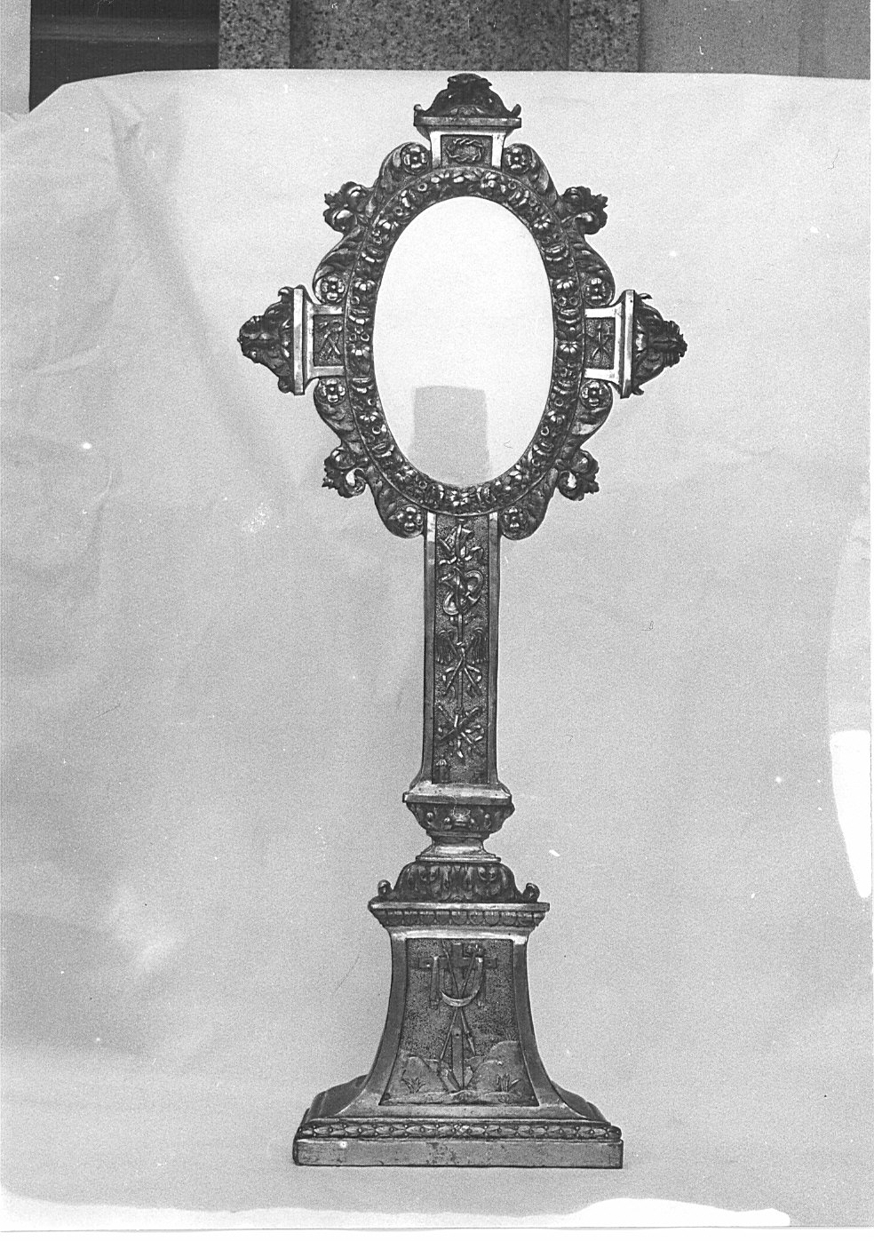 reliquiario - a ostensorio - bottega lombarda (fine sec. XVIII)