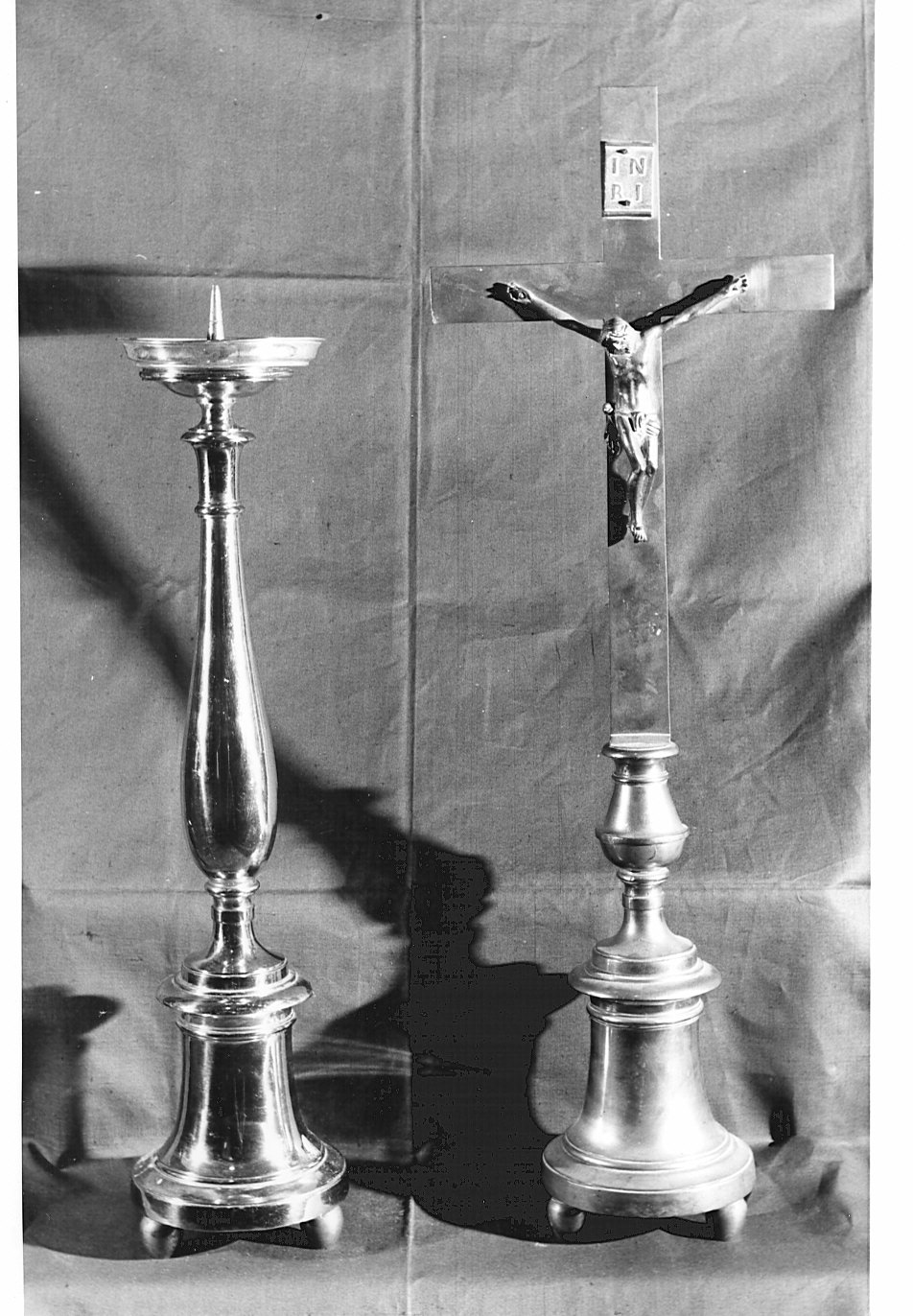 servizio d'altare, insieme - bottega lombarda (prima metà sec. XIX)