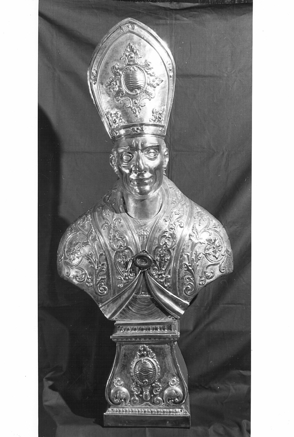 San Carlo Borromeo (reliquiario - a busto, opera isolata) - bottega lombarda (seconda metà sec. XVIII)