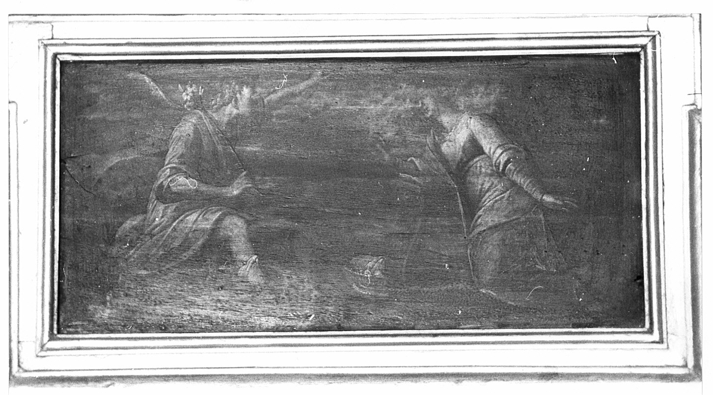 Annunciazione (dipinto, elemento d'insieme) - ambito lombardo (sec. XVII)