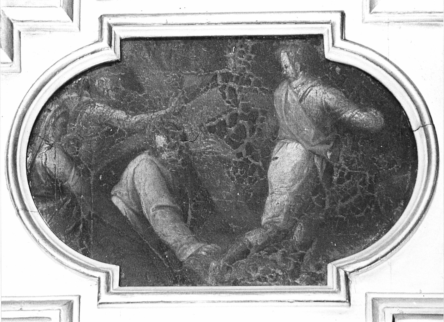 Cristo portacroce (dipinto, elemento d'insieme) - ambito lombardo (sec. XVII)