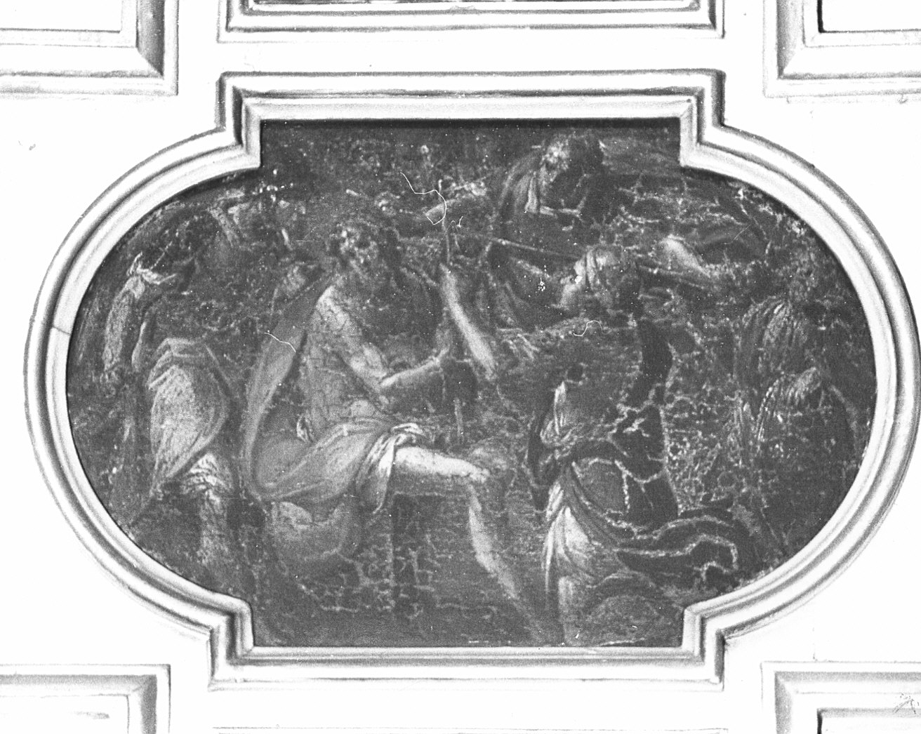 Cristo deriso (dipinto, elemento d'insieme) - ambito lombardo (sec. XVII)