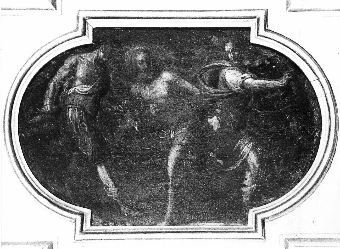 flagellazione di Cristo (dipinto, elemento d'insieme) - ambito lombardo (sec. XVII)