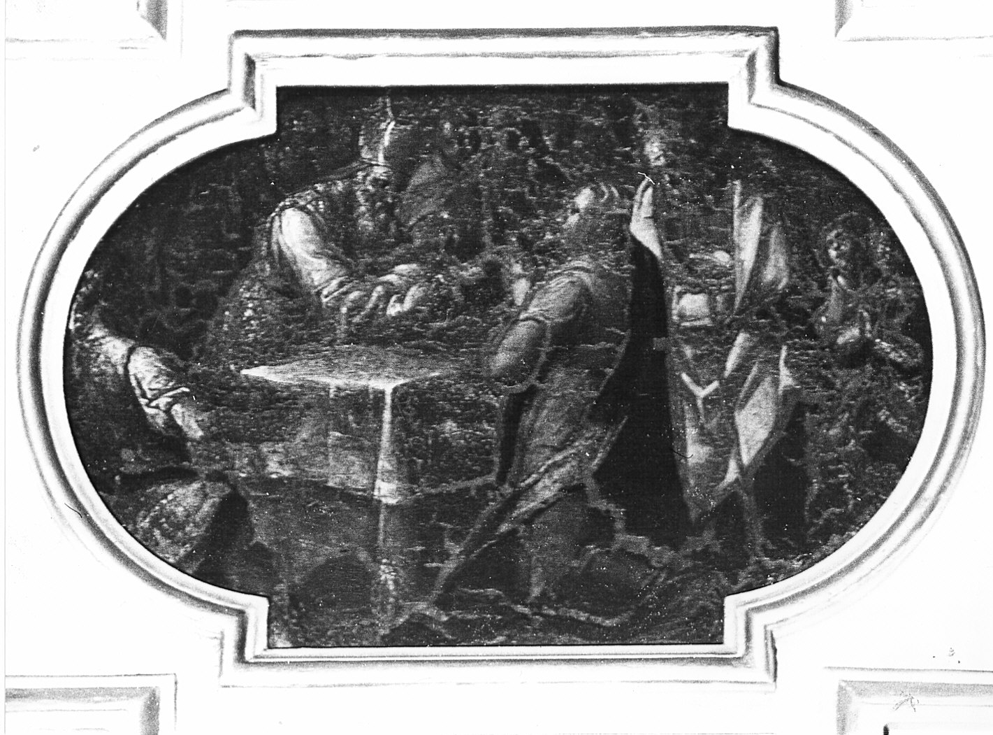 presentazione di Gesù al tempio (dipinto, elemento d'insieme) - ambito lombardo (sec. XVII)