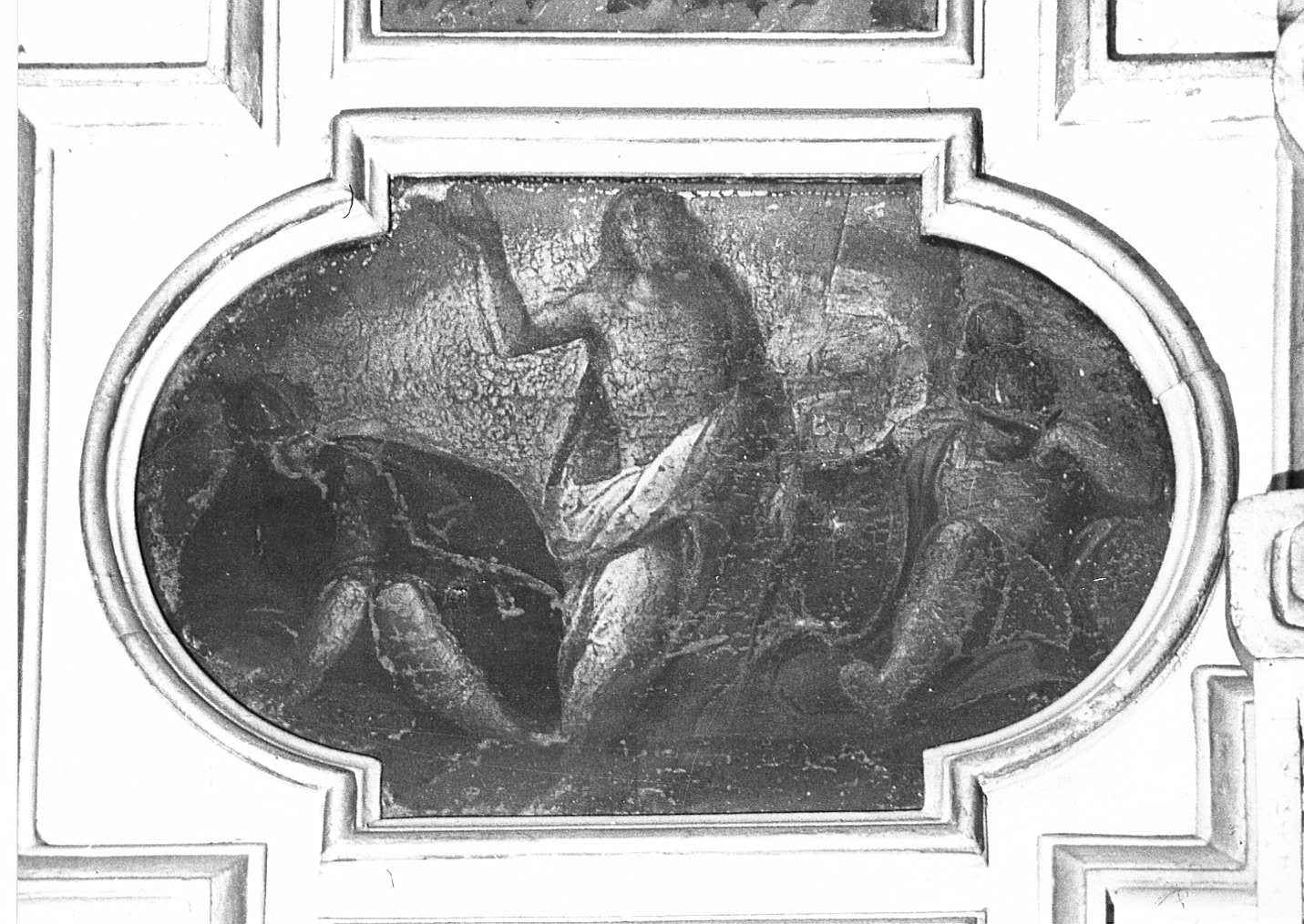 apparizione di Cristo risorto agli apostoli (dipinto, elemento d'insieme) - ambito lombardo (sec. XVII)
