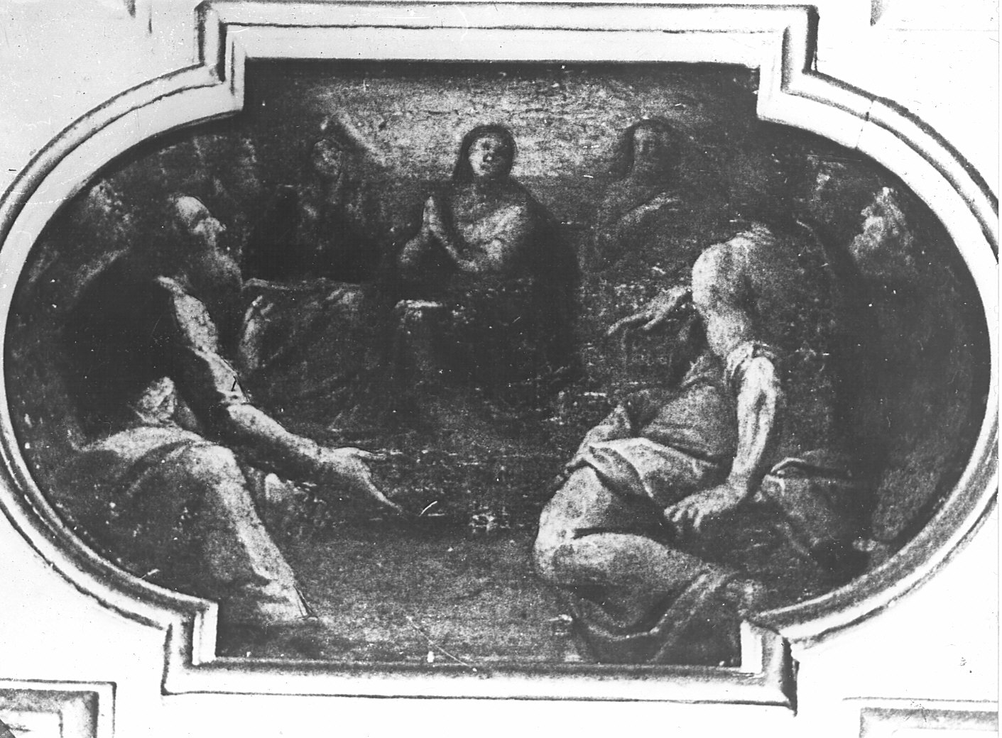 ultima comunione della Madonna (dipinto, elemento d'insieme) - ambito lombardo (sec. XVII)