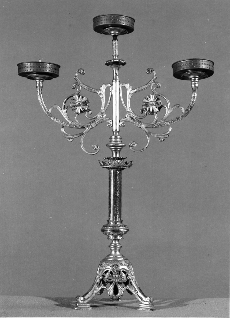 candelabro, coppia - bottega italiana (sec. XIX)