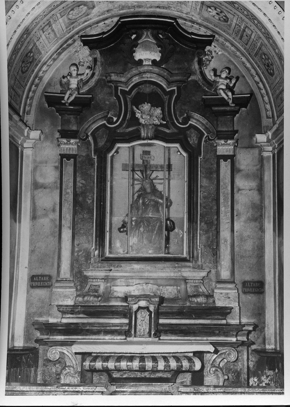 altare, complesso decorativo - bottega lombarda (inizio sec. XVIII)