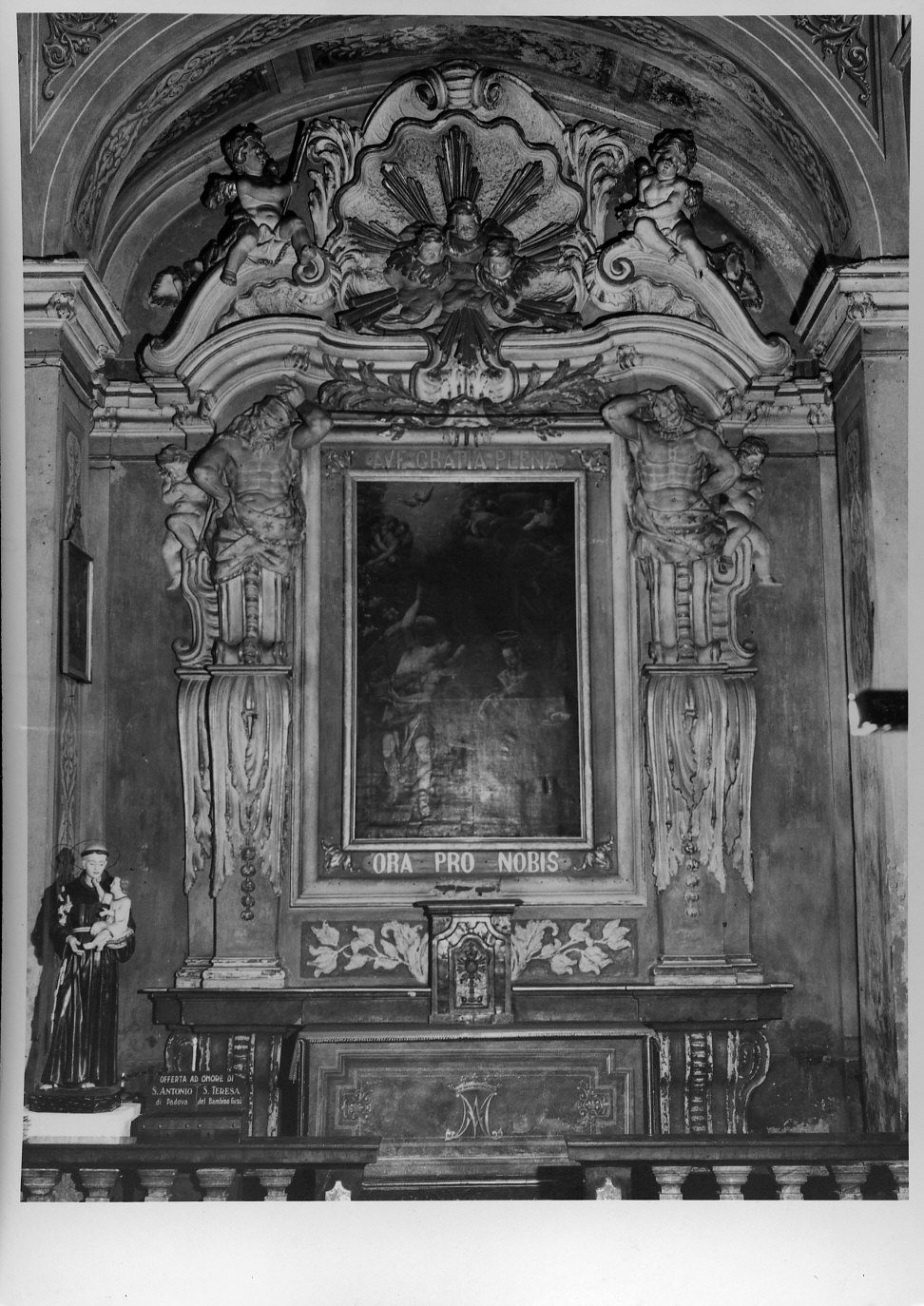 altare, complesso decorativo - bottega lombarda (fine/inizio secc. XVII/ XVIII)
