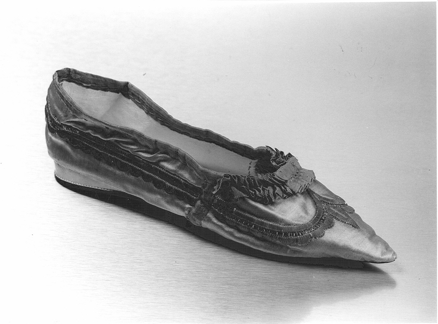 Non rilevato (scarpa femminile) - manifattura (1790/ 1799)