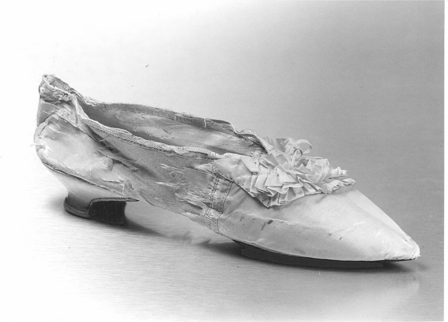 Non rilevato (scarpa femminile) - manifattura (1800/ 1825)