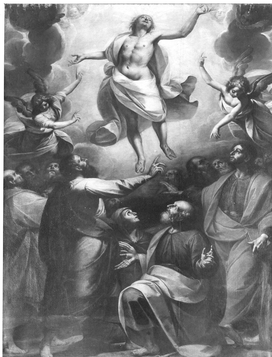 Trasfigurazione di Cristo con Profeti e Apostoli (dipinto, opera isolata) - ambito lombardo (sec. XVII)