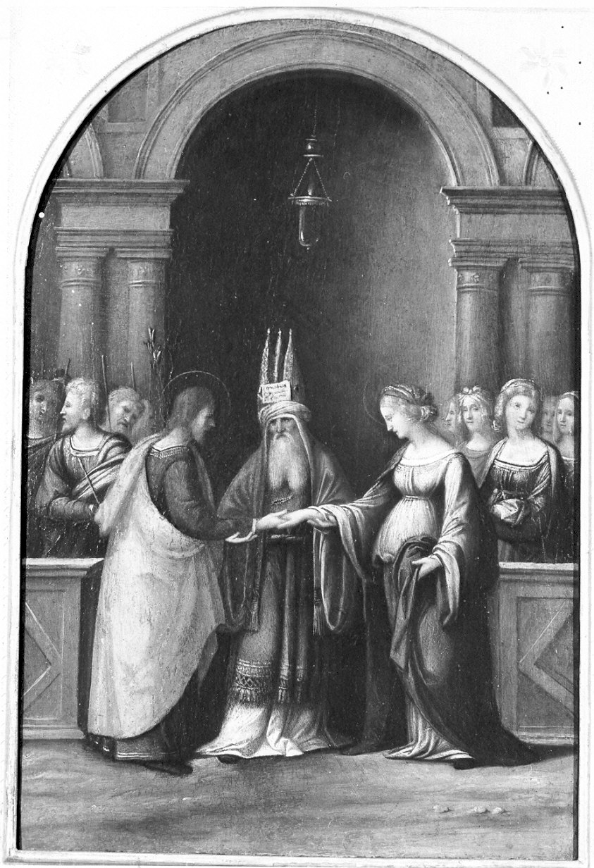 Sposalizio di Maria Vergine (dipinto, opera isolata) di Tisi Benvenuto detto Garofalo (sec. XVI)
