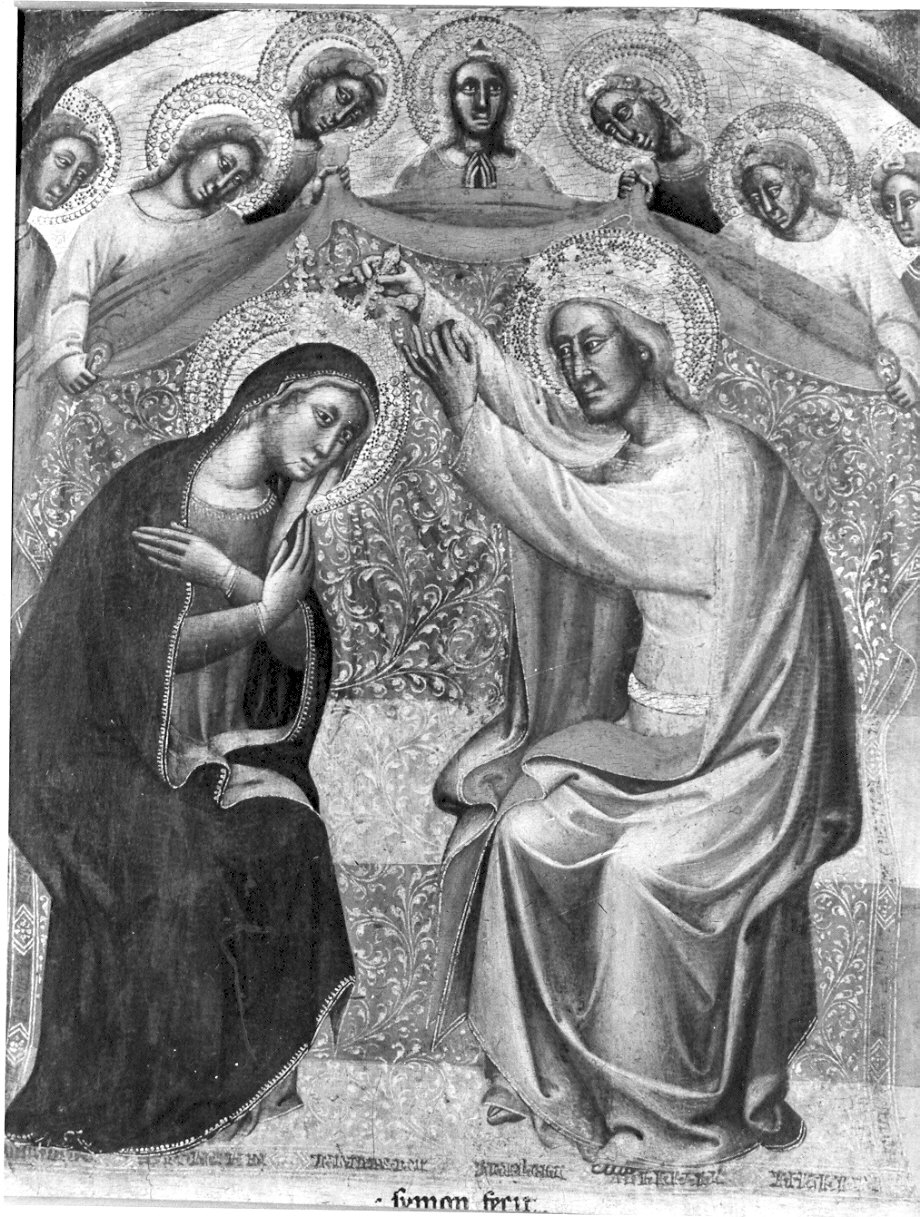 incoronazione di Maria Vergine (dipinto, opera isolata) di Simone dei Crocifissi (sec. XIV)