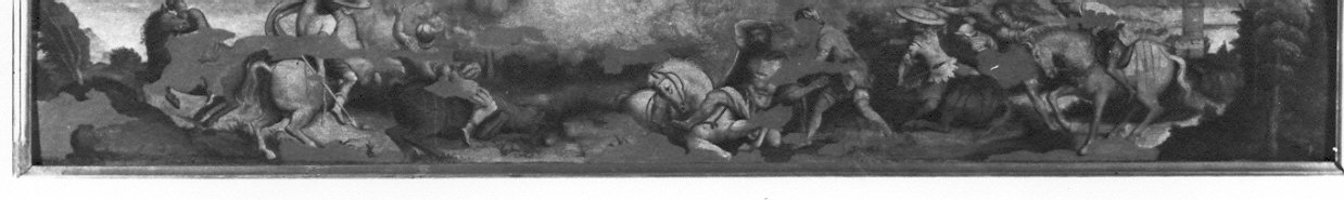 conversione di San Paolo (dipinto, frammento) - ambito emiliano (sec. XVI)
