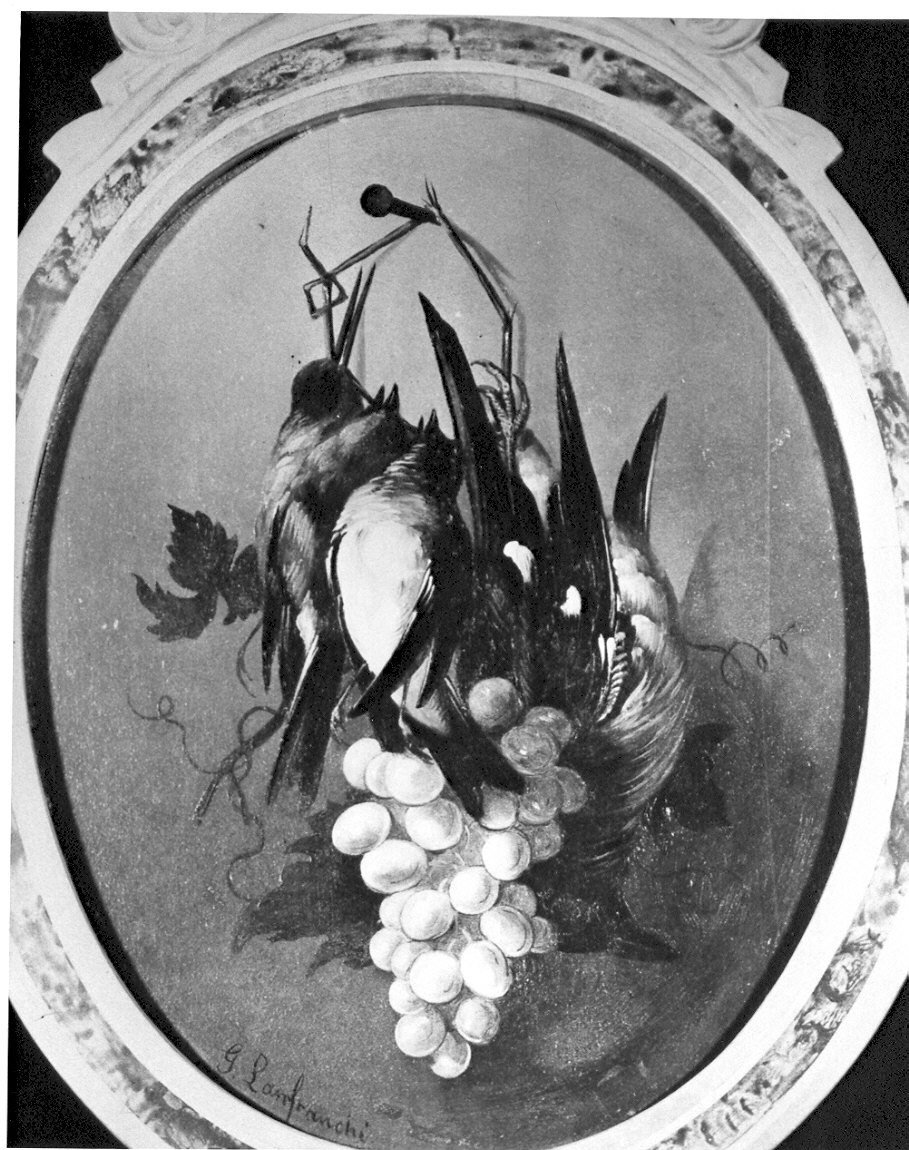 natura morta (dipinto, opera isolata) di Lanfranchi Giovanni - ambito pavese (sec. XIX)