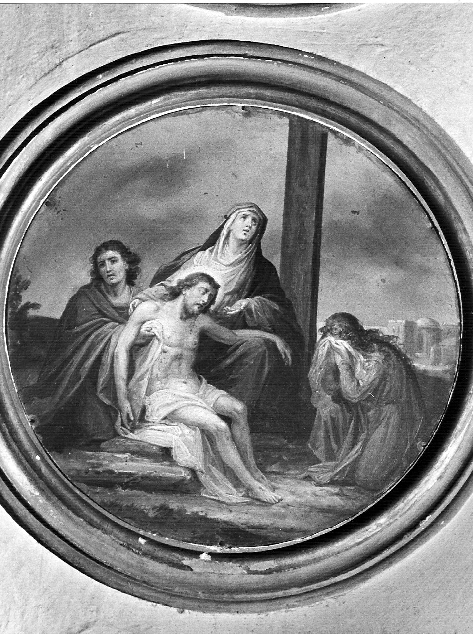 pietà (dipinto, elemento d'insieme) - ambito lombardo (prima metà sec. XX)