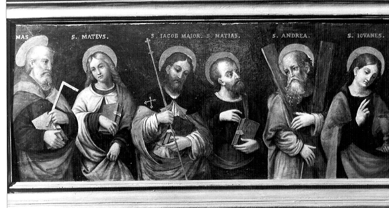 Santi (dipinto, opera isolata) - ambito lombardo (fine sec. XVI)