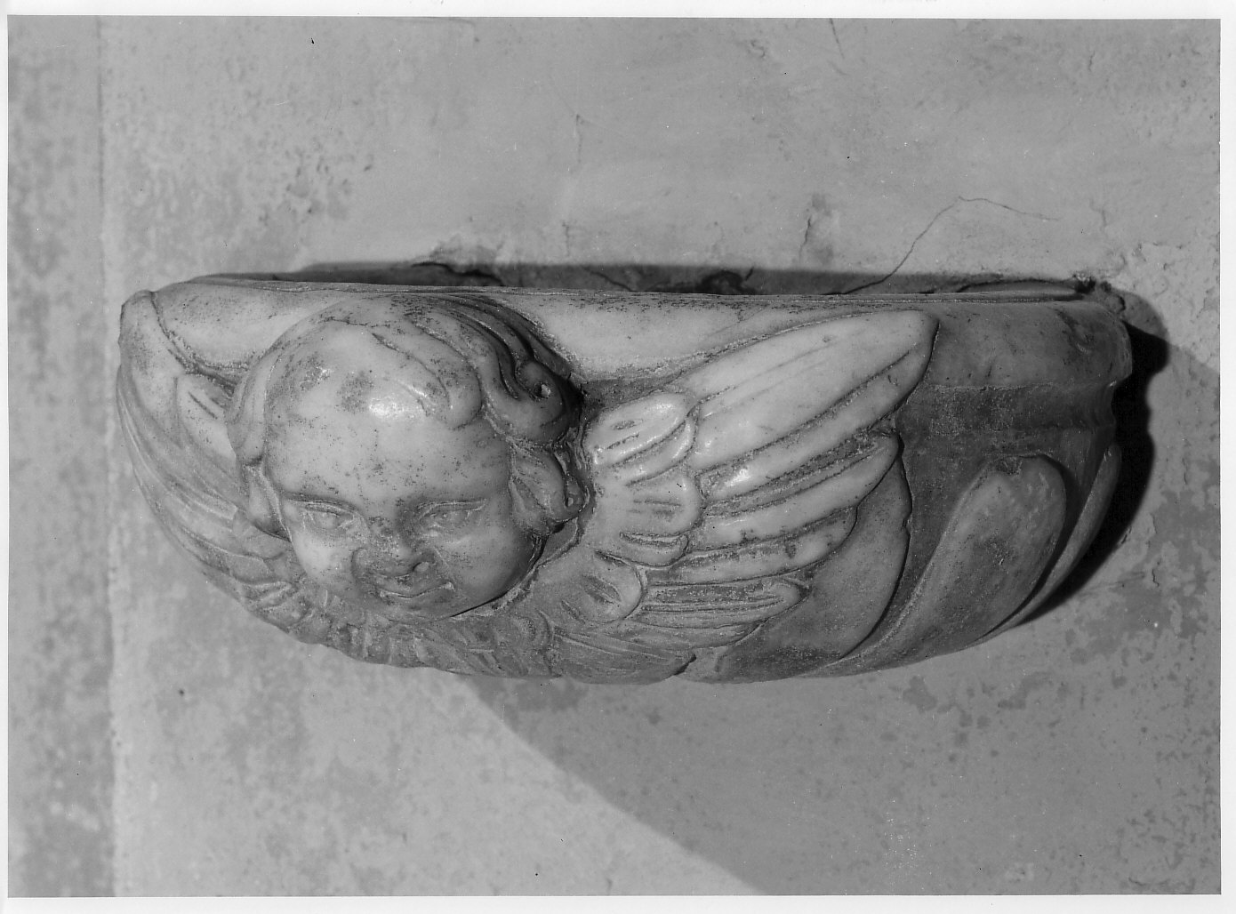 acquasantiera - da parete, opera isolata - bottega lombarda (sec. XVIII)