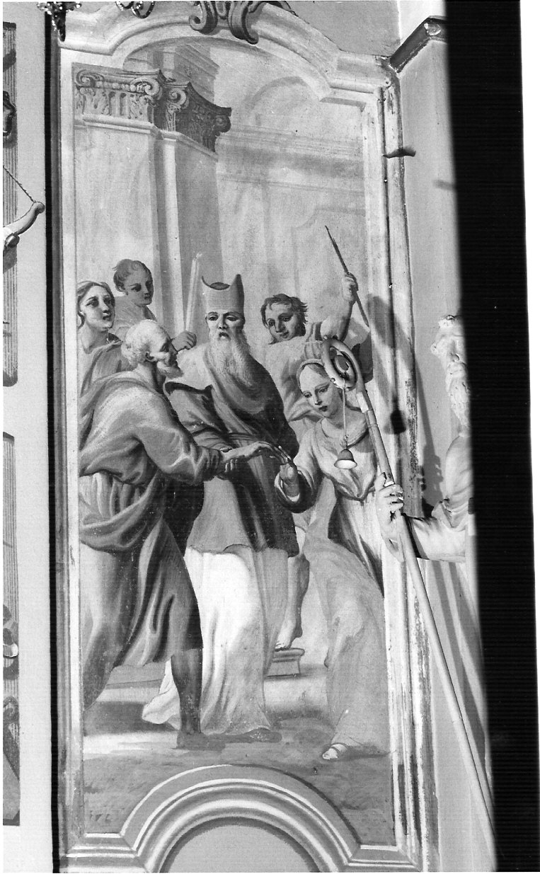 Sposalizio di Maria Vergine (decorazione pittorica, elemento d'insieme) di Lanzani Andrea (bottega) (sec. XVII)