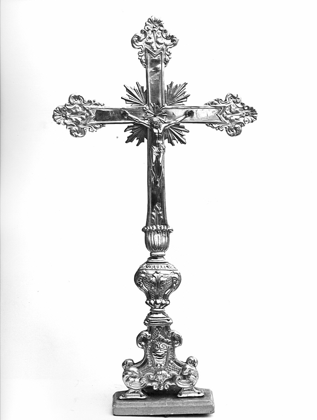 croce d'altare - bottega lombarda (fine/inizio secc. XVIII/ XIX)