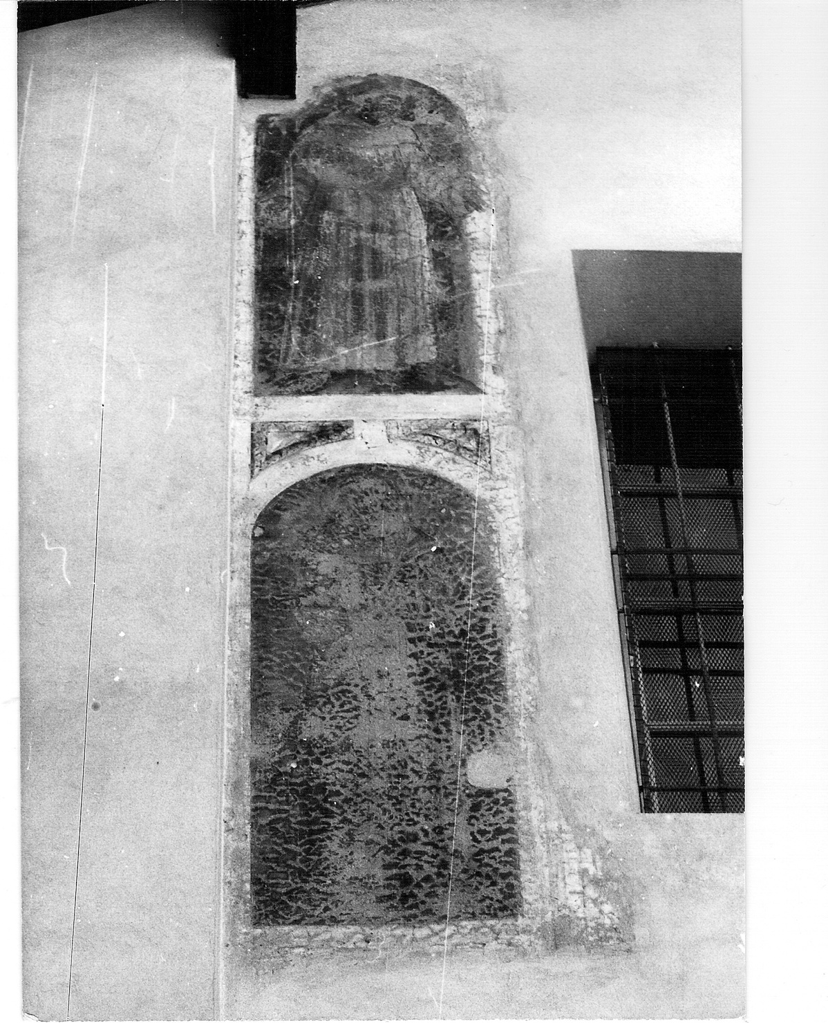 San Bernardino (decorazione pittorica, elemento d'insieme) - ambito lombardo (sec. XVI)